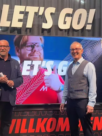 Frank Unland (Geschäftsführer MediaMarkt Göttingen) und Jürgen Brunke (Center Manager Kauf Park)